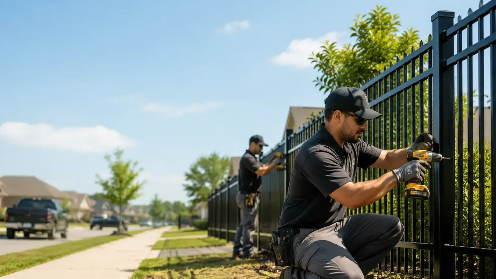 Metal Fence Installation in Sheffield, TX